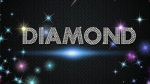 2. Adobe Photoshop CS4-Cs5  Diamond Text Effect HD [rfactorrocks]