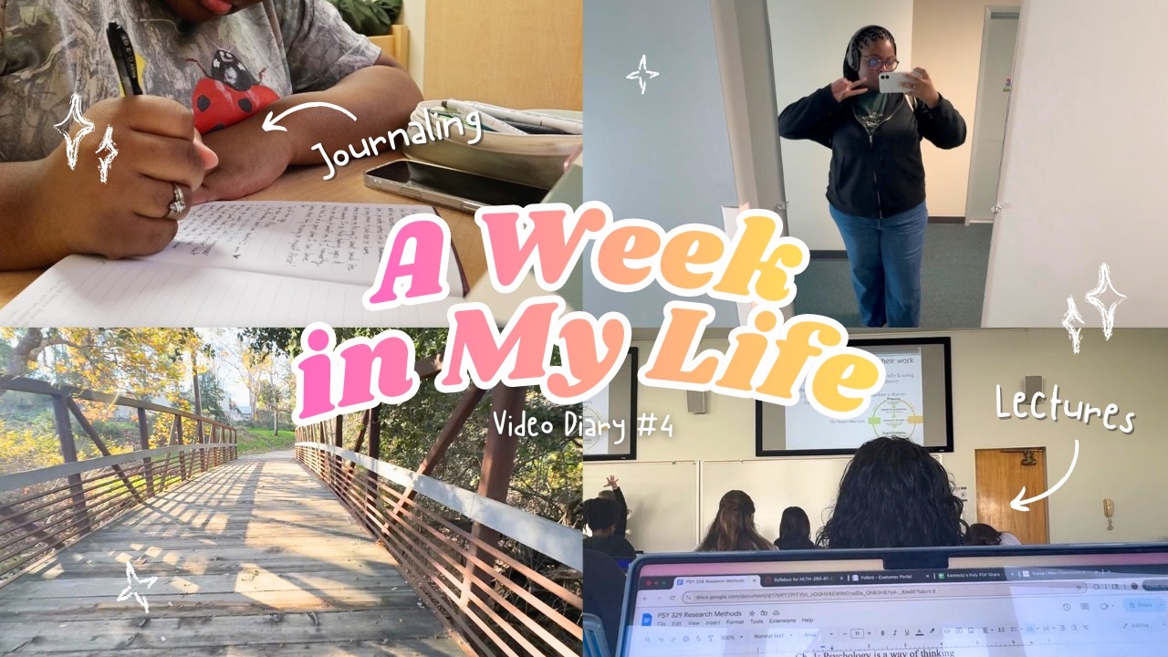 WIML Vlog: college reset, goal setting, back to school, etc. | VIDEO DIARY 4