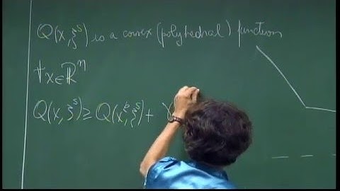 Basic Course on Stochastic Programming - Class 10