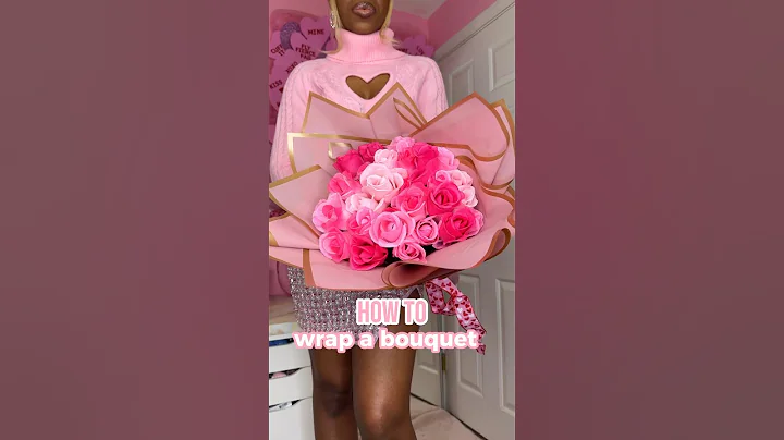 DIY Flower Bouquet: How to Wrap Flowers in Paper #valentinesday2024