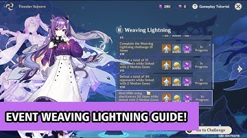 Event: Thunder Sojourn Weaving Lightning Day 4 (All Complete)- Genshin Impact