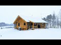 Winter Log Cabin Tour