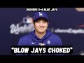 Shohei Ohtani Reacts to Blue Jays' Heartbreaking Game 7 Loss ⚾️