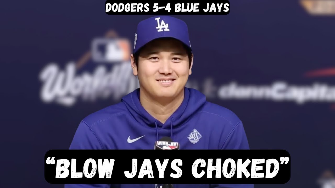 Shohei Ohtani REACTS to Blue Jays CHOKING in Game 7 - Post Game Interview - Dodgers vs Blue Jays