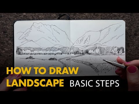 How To Draw A Landscape