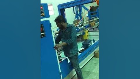 The 1st in INDIA ; Auto Folder Gluing & Stitching machine(model no. : AFGS-1228)-Reversed Stitching