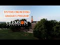 Systems engineering graduate program overview  clemson university