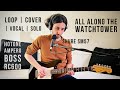 All Along the Watchtower | cover | looping | Hotone Ampero | Boss RC600 | Fender Strat w/Lace Sensor