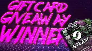 GIFTCARD GIVEAWAY WINNER FOR 8000 SUBS!