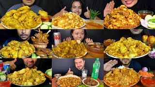😱😱😱eating most oily mutton fat curry with rice| indian mukbangs eating show| the eater| screenshot 1