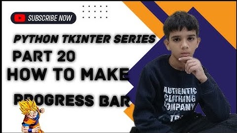 ⚡ Create Progress Bar in Python Tkinter | GUI Project (Part 20)