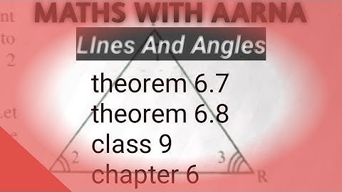 #linesandangles #anglesumproperty  (theorem 6.7,6.8) class 9,chapter6,lines and angles,maths,ncert