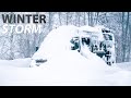 Winter Snow Storm Living In A Van / Arctic Van Life