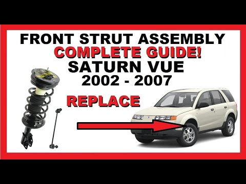 How To Change Front Strut | 2002-2007 Saturn Vue | Coil Shock Assembly | Install Replace Easy!