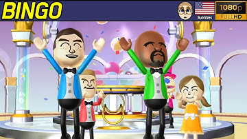 Wii Party -빙고 Bingo (Master CPU, Eng sub ) Player Eddy Vs Tyrone Vs Matt Vs Lucia