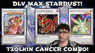 Yu-Gi-Oh! Duel Links || DLV MAX STARDUST DECK! CANCER COMBO TZOLKIN + STARLIGHT DRIVE!