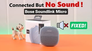 Bose SoundLink Micro Speaker Not Playing Sound? - Fixed No sound!