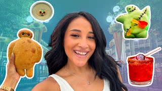 disneyland vlog: first day of halloween! so many new treats, the best cocktail, fireworks & more!