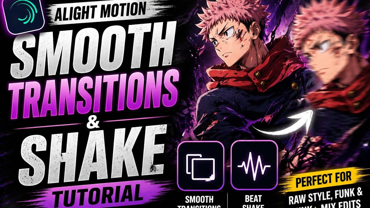 How to Make Smooth Transitions+ Shakes in Alight Motion (Raw Style ...
