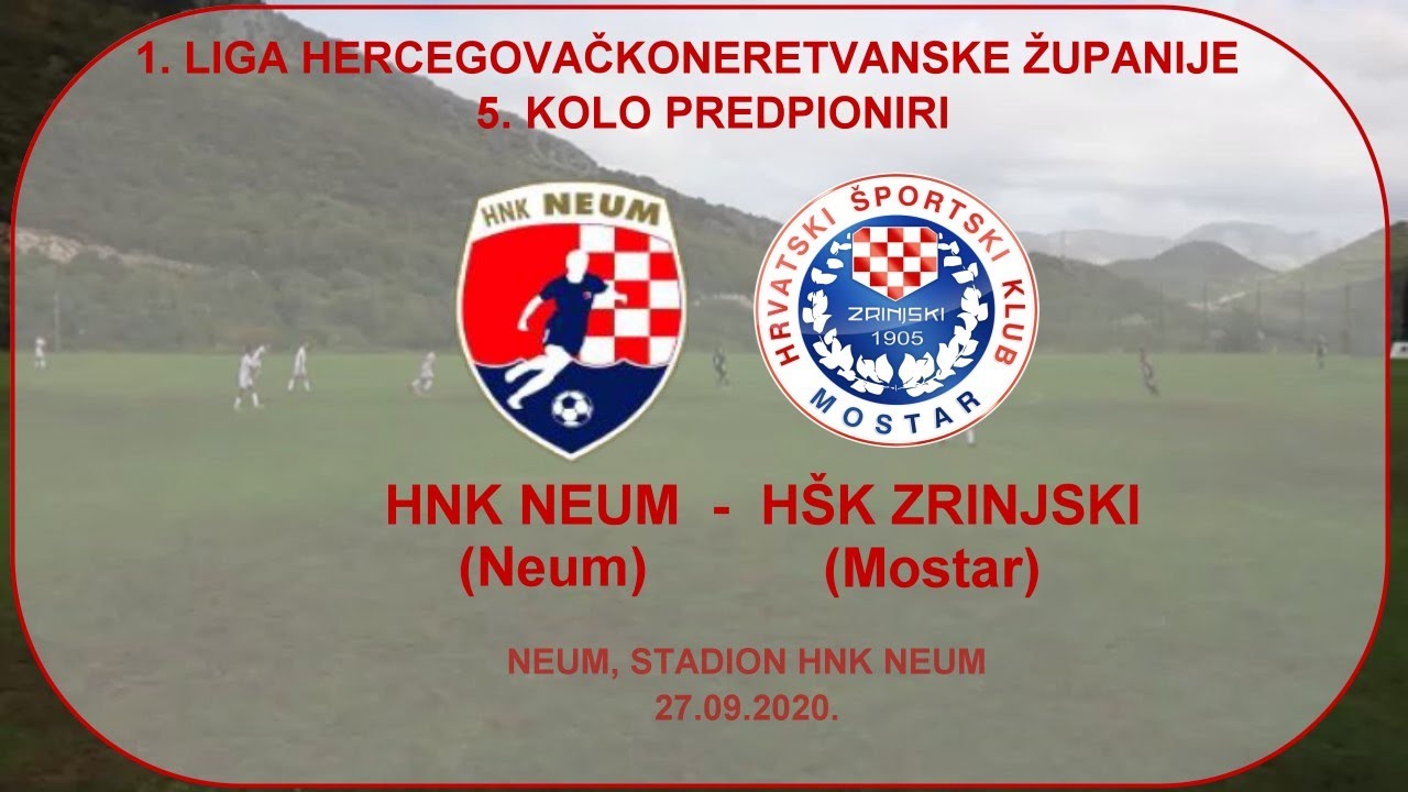 HNK Neum - HŠK Zrinjski 0:4 predpioniri