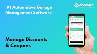 How to Manage Discounts & Coupons in Workshop: RAMP Garage Management Software Mobile App Tutorial screenshot 1