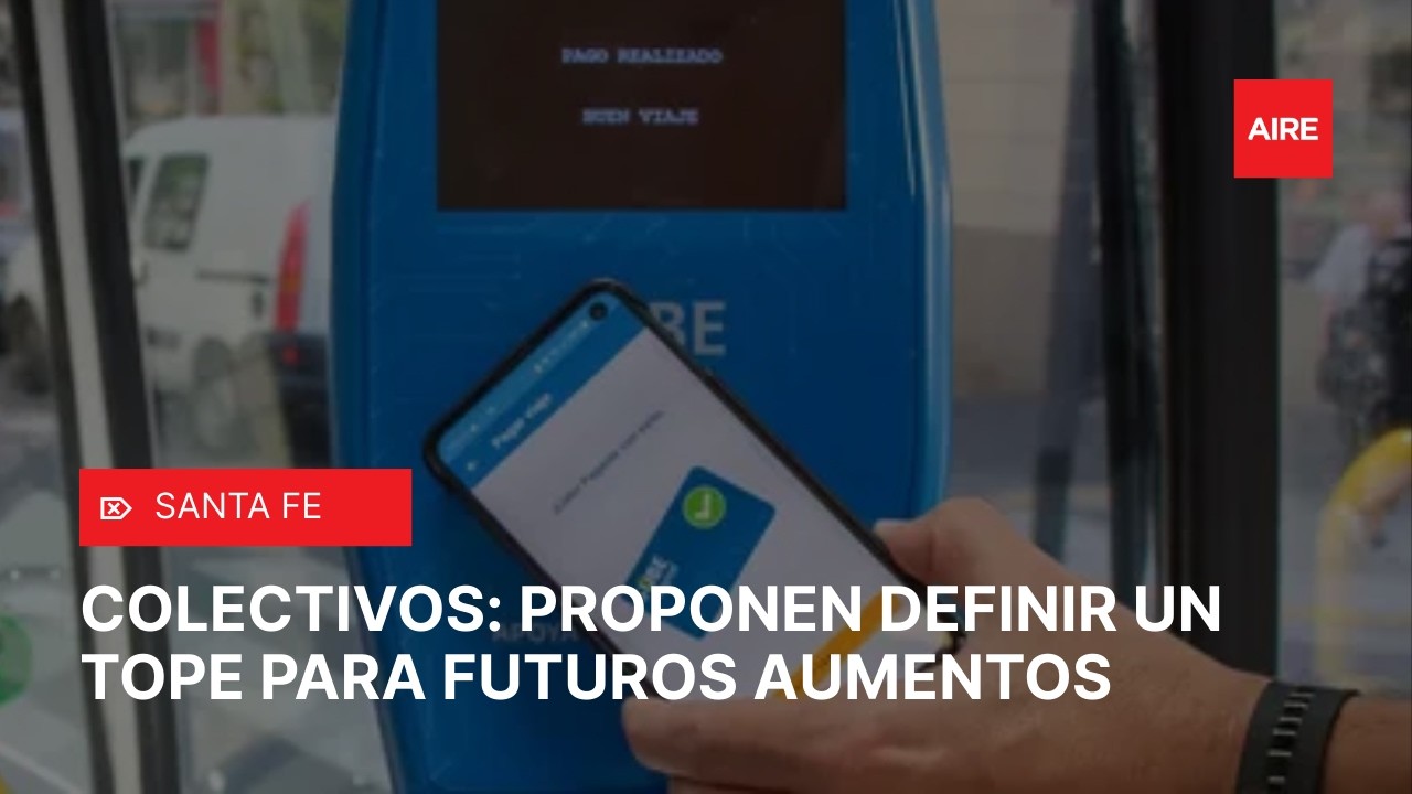 Proponen DEFINIR UN TOPE para FUTUROS AUMENTOS del boleto de COLECTIVOS en Santa Fe 🎟️🚐