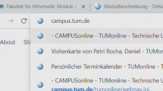 Exchange studies @ TUM Informatics: How to find courses