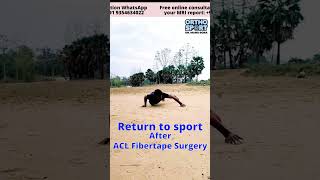 Famous Return to sport after ACL reconstruction Fibertape Internal Brace Surgery #aclrecovery #acltear Profile