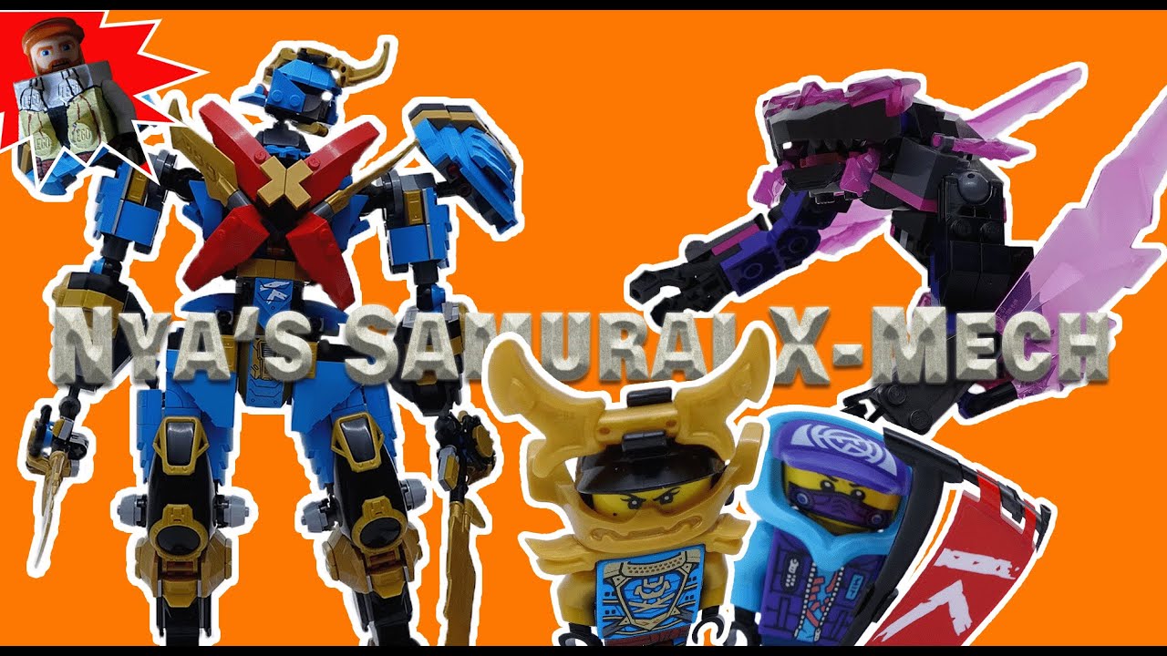 Nya's Samurai X-Mech Set Animation and Stop-Motion Set Review - Lego Ninjago Crystalized 71775