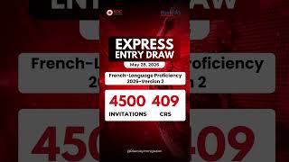 French Express Entry Draw Sends 4,500 PR Invitations! 🇨🇦 | May 28, 2026
