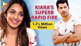 Kiara Advanis Entertaining Rapid Fire On Varun Dhawan Virat Kohli
