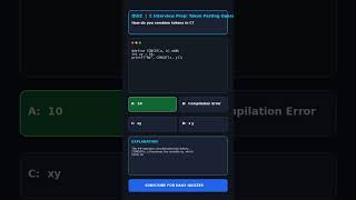C Interview Prep: Token Pasting Operator (88/500) #shorts #viral #trending #latest
