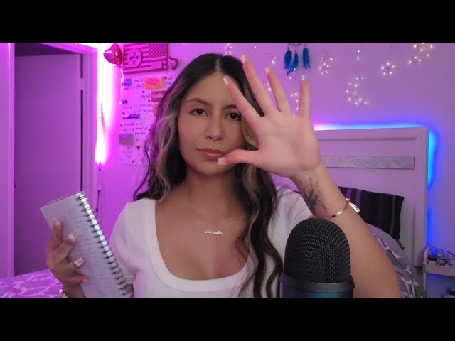 Saying your names 😌🐈‍⬛ ft my cat (ASMR) Diciendo sus nombres con mi gato