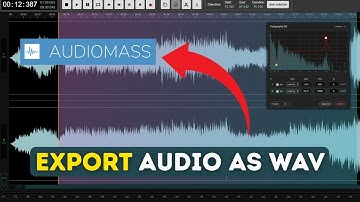 How to Export as WAV in AudioMass 2025?