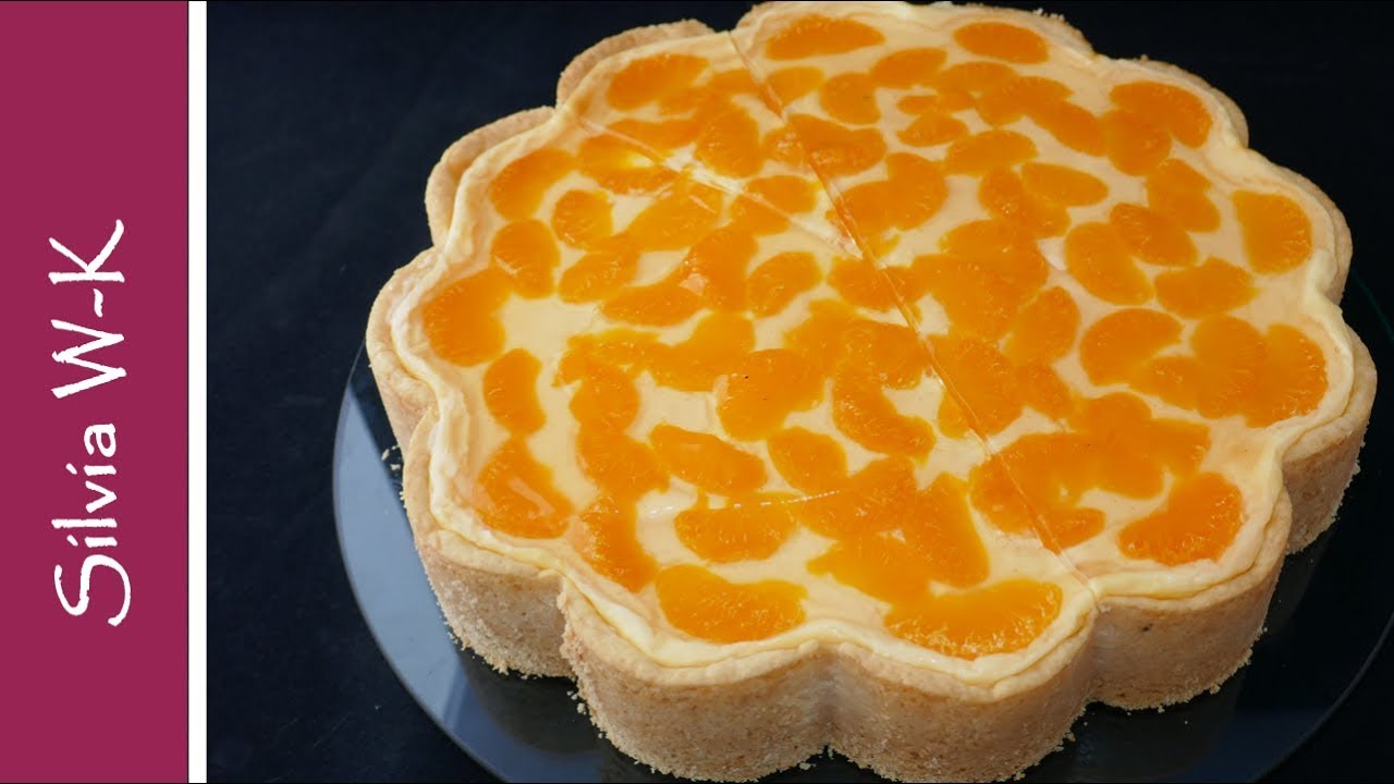 mandarinen quark kuchen mürbeteig