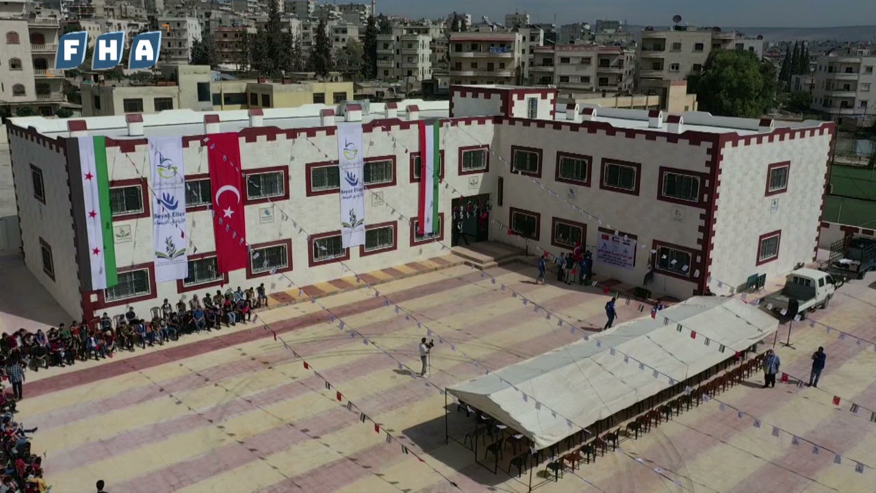 بتمويل كويتي.. افتتاح مدرسة عفرين للتعليم الأساسي في مدينة عفرين