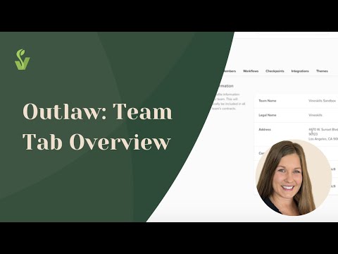 Outlaw: Team Tab Overview