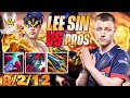 SMURFING VS PRO WITH MY LEE SIN