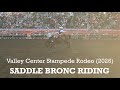 Saddle Bronc Riding at the Valley Center Stampede Rodeo (2026)
