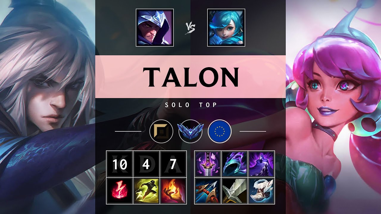 Talon Top vs Gwen - EUW Diamond Patch 25.14