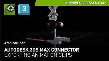 Exporting an Animation Clip with Autodesk 3ds Max Connector to Omniverse USD Composer