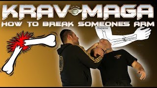 [KRAV MAGA   HOW TO BREAK SOMEONES   ARM BY EXPERT ALAIN COHEN]