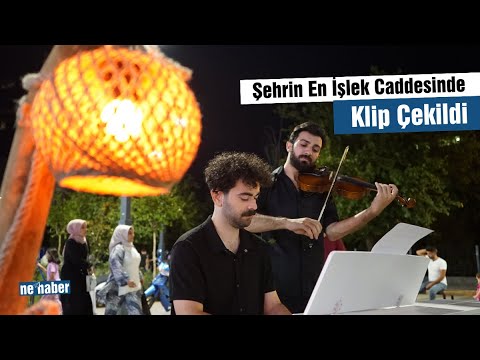 Şehrin En İşlek Caddesi’nde Klip Çekildi