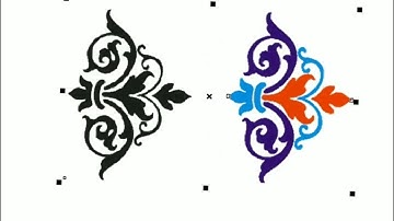 Glass Etching Design in #CorelDraw | Etching Design | Patterns Flower Design in #viralvideo