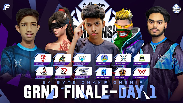 [🔴LIVE] GRAND FINAL DAY 1 | 64 BYTE CHAMPIONSHIP || ft.‪ @raadvaiyt829 @RedHawksOfficials