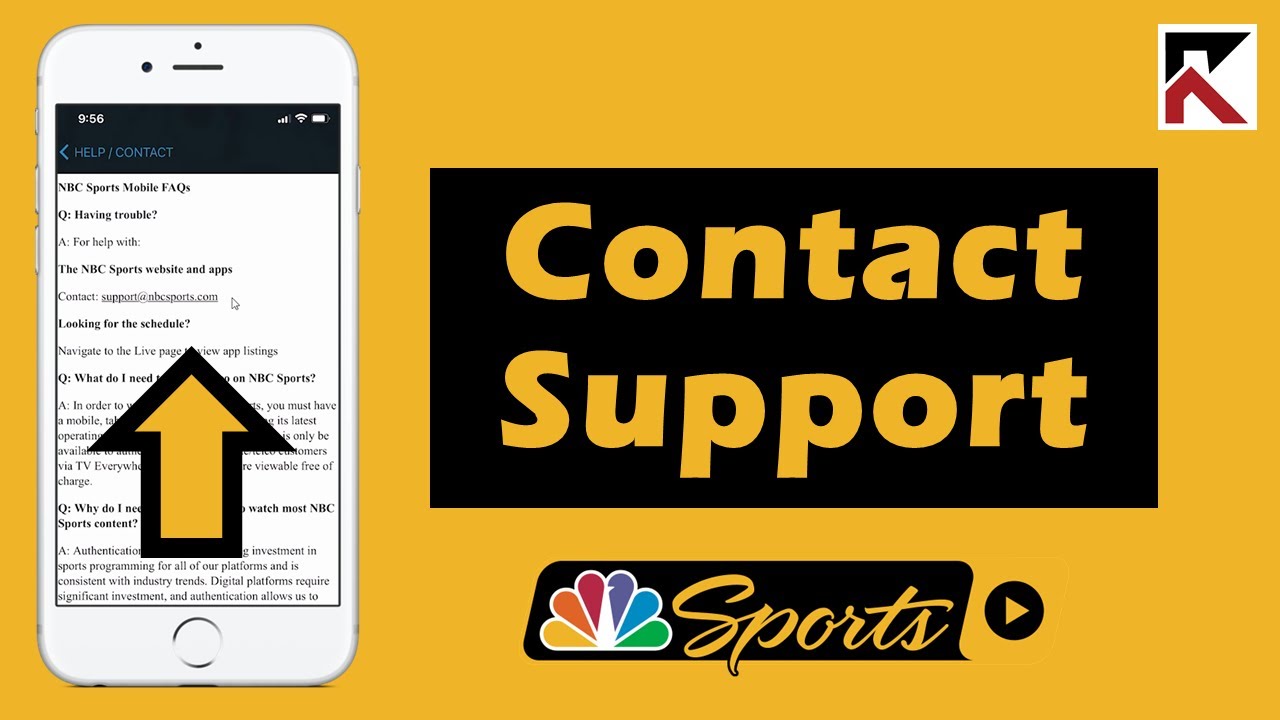 How To Contact Support NBC Sports App