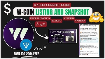 W Coin Listing, Wallet Connect & Withdrawal Guide: All You Need to Know!