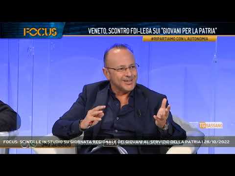 FOCUS: SCINTILLE IN STUDIO SU GIORNATA REGIONALE DEI GIOVANI AL SERVIZIO DELLA PATRIA | 28/10/2022