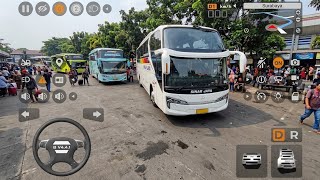 Game Sinar Jaya Bus Skylander R22 New Armada Ada Basuri Nya | Telolet Basuri Bussid Gameplay screenshot 5