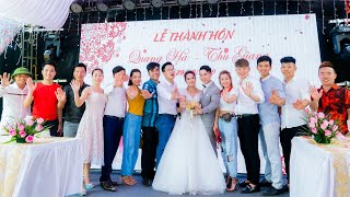 Đám cưới Cặp đôi diễn viên VOTV Quang Hà, Thu Giang, MC Thiên Nhân Đức cùng Ekip